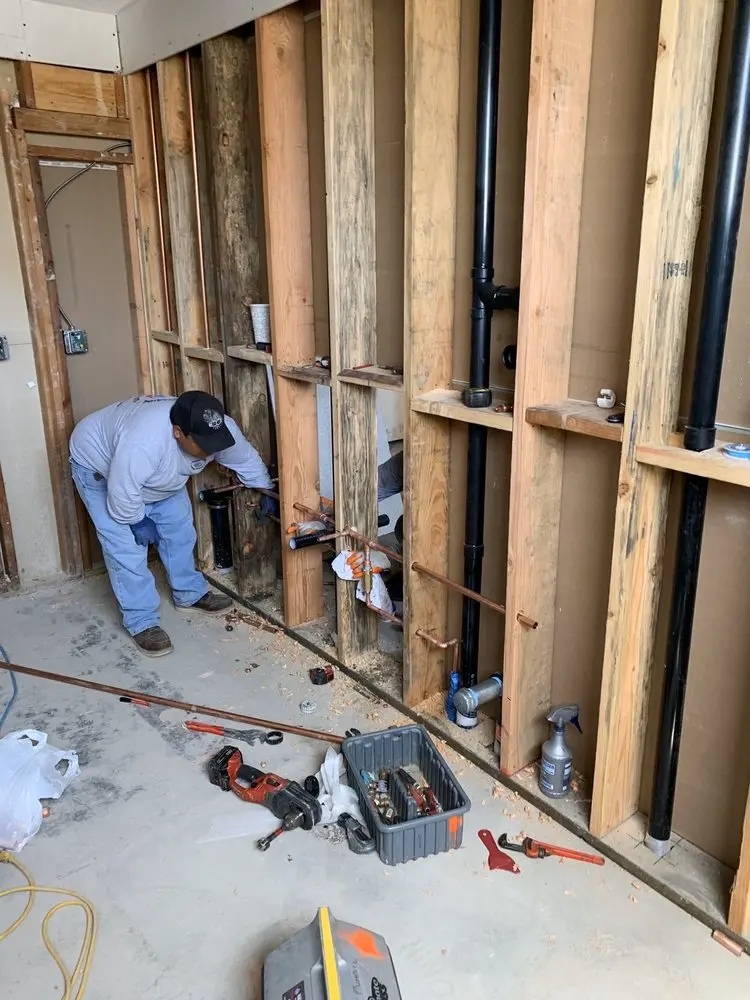 Commercial rough-in plumbing for Gas Line Repair in Laurel Farms